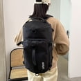 thumbnail image 3 of Sac de Sport Imperméable Grande Capacité Fermeture Éclair Bandoulière Réglable Poignée Portable avec Compartiment à Chaussures Poche Humide Sac de Voyage pour Femmes Hommes Activités Extérieures, 3 of 11