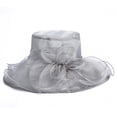 thumbnail image 2 of Women'S Organza Derby Fascinator Hat Bridal Tea Party Wedding Hat Church Cap Hats Fancy Hat Kentucky Derby Cocktail Flower Hat Girls Church Easter Hat Sun Caps Sun Hats For Women Fascinator Hat, 2 of 8