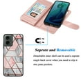 thumbnail image 5 of Tiflook Wallet Case for Motorola Moto G Play 5G 2024, PU Leather ID Cash Credit Card Slots Holder Carrying Pouch Folio Flip Cover [Detachable Magnetic Hard Cases] Lanyard - Marble, 5 of 6