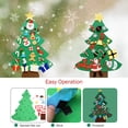 thumbnail image 3 of Fawoonu DIY Felt Christmas Tree Craft Kit for Kids - Interactive Xmas Ornament Set - Educational Handmade Gift for Children - 5 Designs - 100cm - Non-Toxic Material - Enhances Creativity - Family, 3 of 6