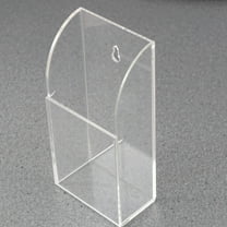 WESIEVYA Storage Box 2Pcs Transparent Acrylic Wall Mounted for Home Organization 7.1x1.6x5.5in