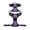Purple, variant on PrimeGo Dog Harness with Handle Breathable Adjustable Padded Dog Harness Reflective No Pull Dog Harness with Front Clip for Walking Training Hunting