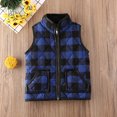 thumbnail image 2 of ITFABS Gilet Thermique à Fermeture Éclair Contrastée pour Filles Garçons 1-6 Ans, 2 of 6