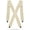 Beige, variant on Hold’Em X-Back Men’s Suspenders, Adjustable and Stretchable Suspenders for Men, Durable Straight Clip-On Suspenders