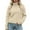 Beige, variant on Women's Cable Knit Sweater Loose Fit Long Sleeve Casual Pullover (Purple, M)