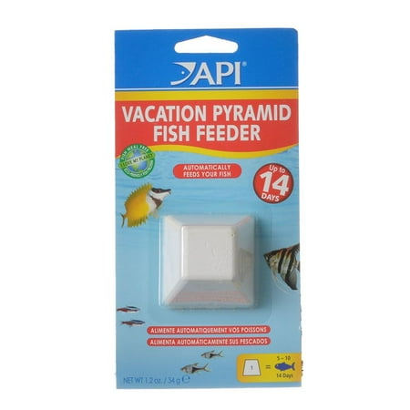 Api 14 Day Vacation Pyramid Fish Feeder Walmart Com