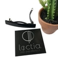 thumbnail image 3 of No slip small shiny black acetate barrette hair clip lined by Loctia, 3 of 7