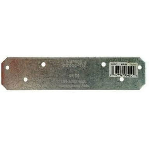 Simpson Strong-Tie Heavy Duty Structural Strap HRS6 - Galvanized - 1-3/8 In x 6 In