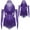 Purple, variant on iixpin Girls Sleeveless Mesh Drapes Tassels Bodysuit for Samba Rumba Latin Rhinestones Dance Dress with Gloves Burgundy 16