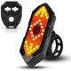 thumbnail image 1 of ZHAOCHENG Luz Trasera para Bicicleta, Luz Trasera Intermitente para Bicicleta con Controles Remotos Inalámbricos, USB Recargable, Impermeable a Prueba de Golpes - 5 Modos de Iluminación, Luz Trasera p, 1 of 5