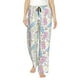 thumbnail image 1 of Balery Cartoon Bunny Pantalones de pijama para mujer, pijamas ultraligeros, pantalones de estar por casa-Large, 1 of 6