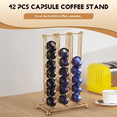 thumbnail image 4 of 42 Cups for Coffee Pods Rotating Rack Coffee Capsule Stand Organization Holder Capsules Storage Shelf, 4 of 9