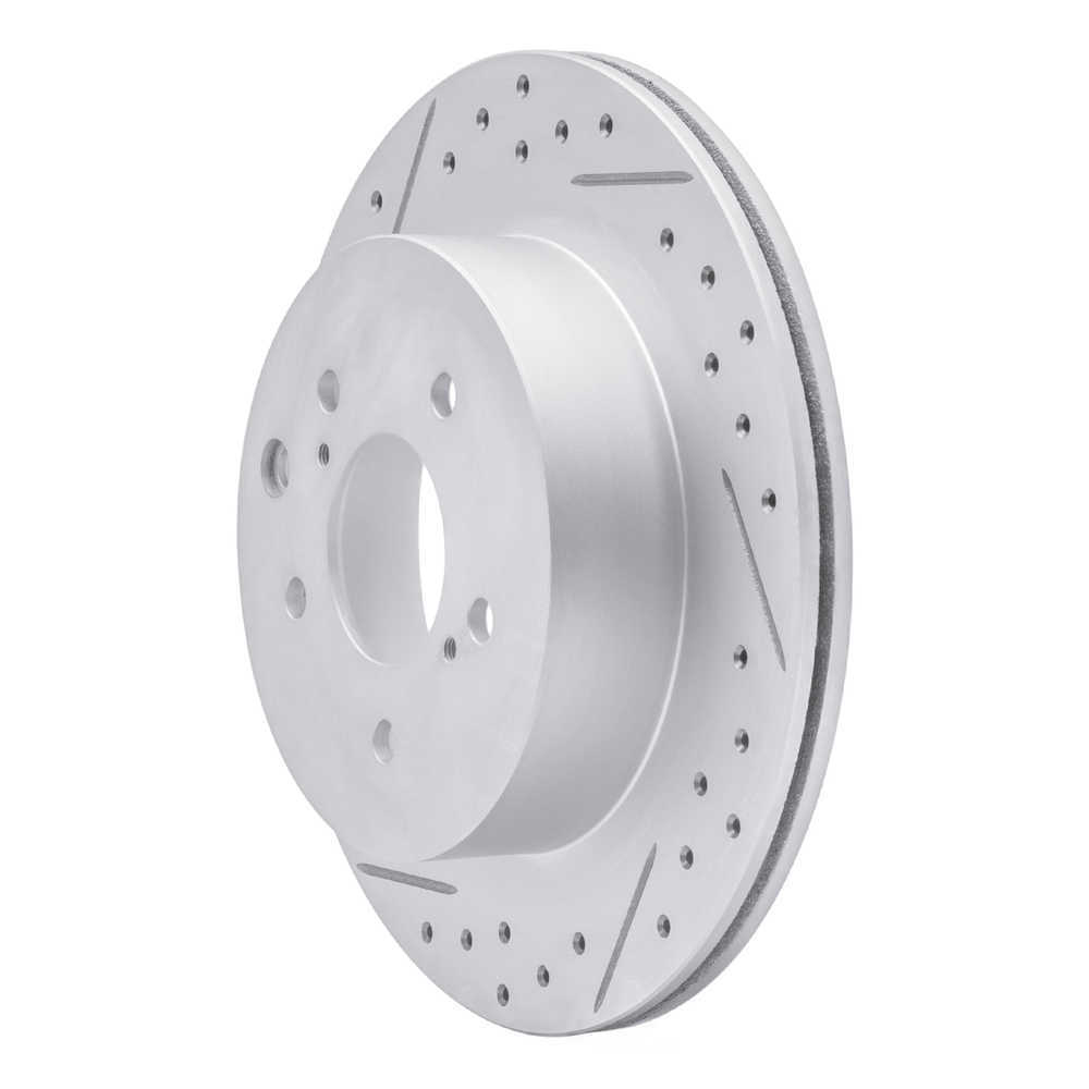 Dynamic Friction Company 830-67034L DFC Geoperformance Rotor - Drilled and Slotted