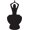 Black, variant on Candle Cousins Yoga Female