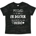 thumbnail image 3 of Inktastic My Dad is an Er Doctor and a Hero Boys or Girls Toddler T-Shirt, 3 of 5