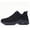 Black-C814, variant on CHICVOMEY Black Sneakers for Women & Men Lightweight Breathable Sneakers Cushion Non Slip Work Shoes Comfortable All-Black Casual Walking Sneakers for Everyday