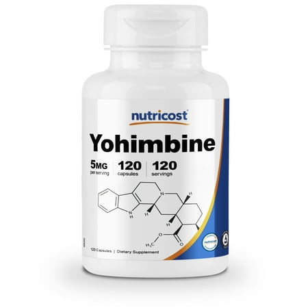 Nutricost Yohimbine HCl 5mg, 120 Capsules Extra Strength