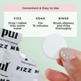 thumbnail image 5 of PUL Cleaning Tablets for Invisalign, Clear Aligners, and Retainers, Removes Odor, Stains, Plaque, 30 Count, 5 of 9