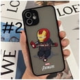 thumbnail image 3 of NOHON Case For IPHONE 13 12 11 PRO MAX MINI XS XR 8 PLUS SE 2020 7 6S avenger Anti-Scratch Non-Slip Back Cover, 3 of 3