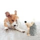 thumbnail image 3 of Juguete de peluche para perros perfecl Erizo NEGRO masticadores grandes, 3 of 8