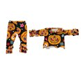thumbnail image 4 of 1 Set of Doll Clothes Halloween Pumpkin Pattern 18 Inch Girls Doll Clothes, 4 of 6