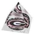 thumbnail image 1 of Paragon Innovations Company GeorgiaULargePYRLogo NCAA Georgia University Mascot Large Crystal Pyramid, 1 of 1