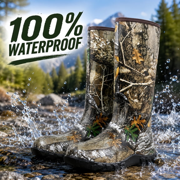 Men’s Camouflage Hunting Boots