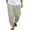 C124/Khaki, variant on Vividxx Pants For Men Men's Solid Casual Pocket Front Pocket Fold Wide Leg Pants Elastic Waist Belt Loose Pants Solid Color Fashion