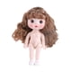 thumbnail image 2 of Muñeca BJD de 21 cm con maquillaje, juego de simulación, cabello liso interactivo 3D Estilo a, 2 of 9