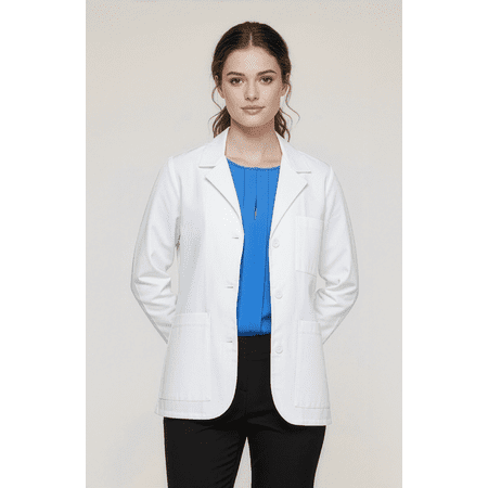 Scrubstar Women's Core Essentials 28" Long Lab Coat