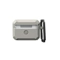 thumbnail image 3 of UAG AirPods Pro 2nd Gen Case with Lock Plasma, Rugged Hard Shell Military Grade Protective Cover with Secure Lock Lid & Detachable Carabiner Clip, Titanium, 3 of 7