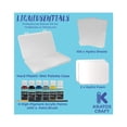 thumbnail image 3 of Kit de pintura para principiantes Kratos Craft LIQUIDSENTIALS con paleta húmeda, 3 of 9