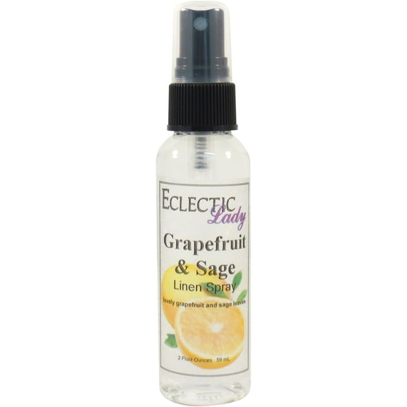Grapefruit and Sage Linen Spray (Double Strength), 4 ounces