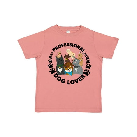 

Inktastic Professional Dog Lover with Cute Dog Family Gift Toddler Boy or Toddler Girl T-Shirt
