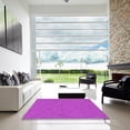 thumbnail image 7 of Ahgly Company Machine Washable Indoor Square Transitional Fuchsia or Magenta Purple Area Rugs, 7' Square, 7 of 7