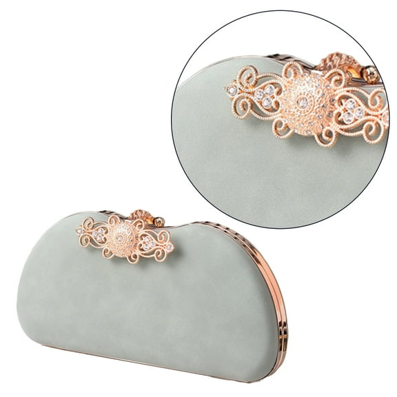 YIEMEEN Rhinestone Clutch Bag for Wedding Party Women Girl Formal Evening Bag with Chain Banquet Purse Female Cocktail Handbag