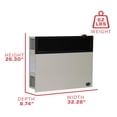 thumbnail image 4 of Ashley Hearth 25,000 BTU Direct Vent Propane Wall Heater, Model DVAG30L, Cream, 4 of 9