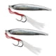 thumbnail image 1 of Señuelo de pesca de mar de Metal, placa de hierro Jigging de lanzamiento largo, cebo Artificial duro, 2 uds., 1 of 8