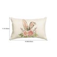 thumbnail image 3 of Zhourta Easter Pillow Covers Spring Easter Throw Pillow Covers Easter Bunny Eggs Cushion Covers Pillow Cases for Home Outdoor Sofa Couch Decoration 12x17Inch, 3 of 8