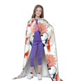 Sigee Koi Fish And Corals for Hooded Cape For Teenagers Hood Halloween