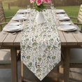 thumbnail image 6 of Table Runners 48 Inches Long, Botanical Cotton Linen Kitchen Dining Coffee Table Runner for Party Home Decor, Vintage Floral Wildflower Country Leaf Plant Tabletop Dresser Scarves Runner 13x48 Inch, 6 of 9