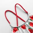 thumbnail image 2 of 5-14 Years Ruffle Baby Kid Swimsuit Swimwear Strawberry Print Kids Girls Bikini Set 2023 Summer Beach Child Student Bathing Suit, 2 of 6