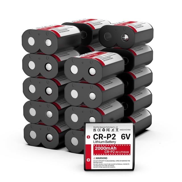 Batería TQTHL CR-P2 6V 2000mAh de Litio Paquete de 20