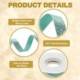thumbnail image 3 of 5/8" x 10 Yards Sparkle Ribbons, Gift Wrapping Crafts Cut Edge Ribbon, Light Blue, 3 of 7