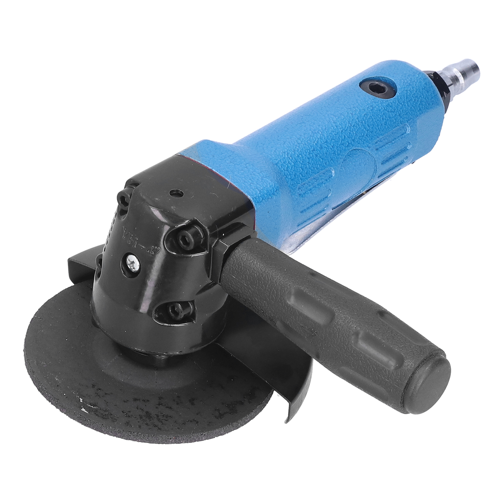 4in Air Angle Grinder Portable Pneumatic Cutting Machine 1/4in Intake  Connector 11000rpm KP‑631Blue