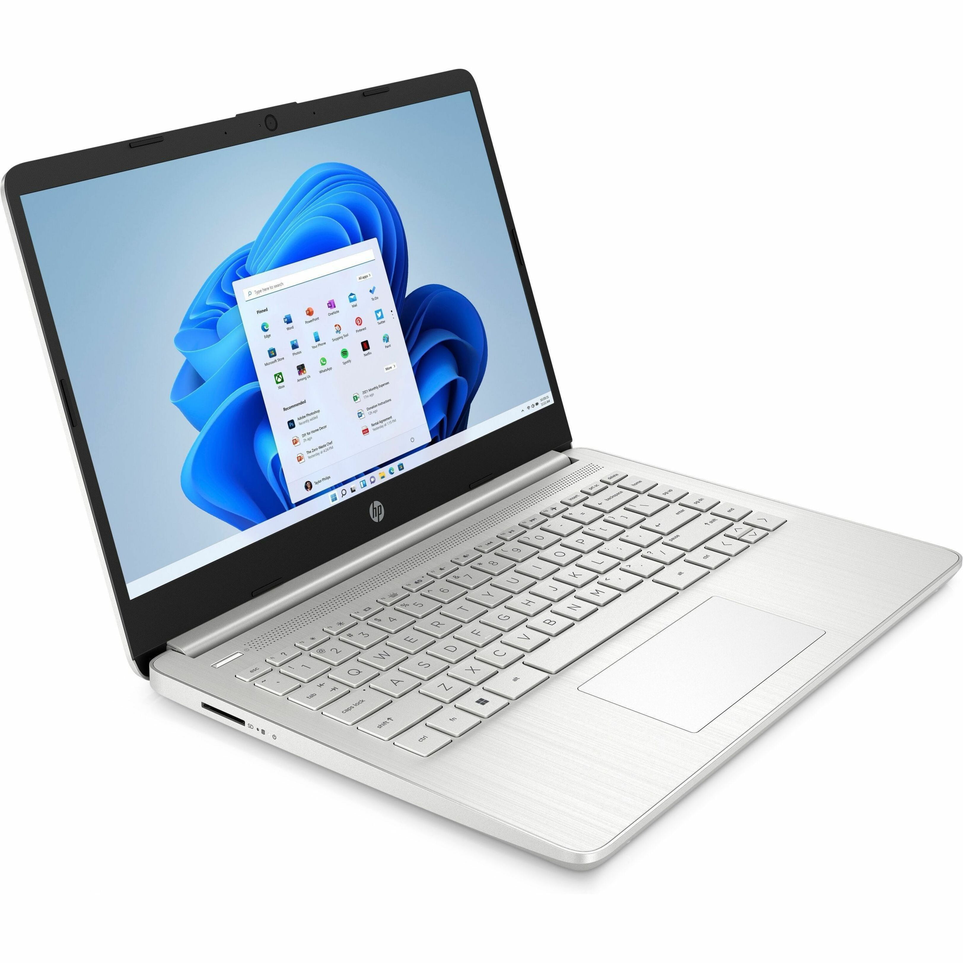 HP 14 inch Laptop, HD Display, 12th Generation Intel Core i3-1215U, 8 GB RAM, 256 GB SSD, Intel UHD Graphics, Windows 11 Home in S Mode, 14-dq5009nr (2024)