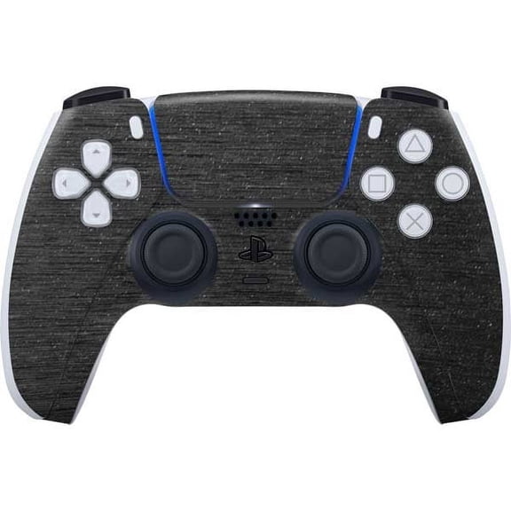 Skinit Black Brushed Steel Texture PS5 Controller Skin