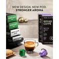 Rosso Coffee Pods Nespresso Original Machine, Extra Dark Roast Gourmet