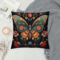 thumbnail image 2 of ONETECH Retro Butterfies Pillow Covers Decorative Abstract Tropical Flowers Throw Pillow Covers Vivid Floral Boho Cushion Case Nordic Style Pillowcase Decorations for Couch Sofa, 2 of 5
