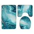 thumbnail image 1 of Bathroom Rugs Set Soft Washable Decorations Water Absorbent Breathable Marble Rug Carpets Pedestal Rug for Toilet Home , H H, 1 of 7